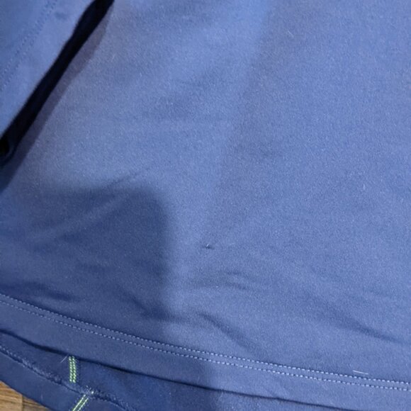 Nike - Dri-Fit 1/2 Zip Running Pullover Jacket 438726-422 | Small | Navy & Lime - Picture 7 of 9